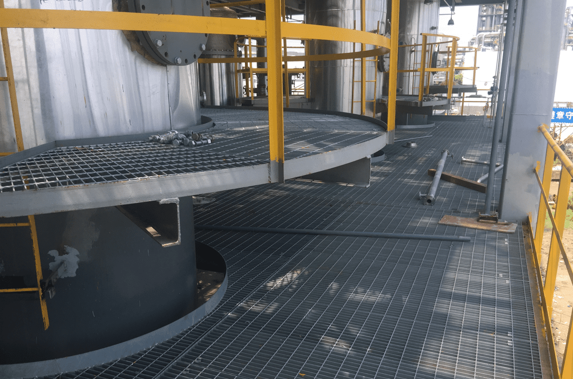 the quality control of steel gratings