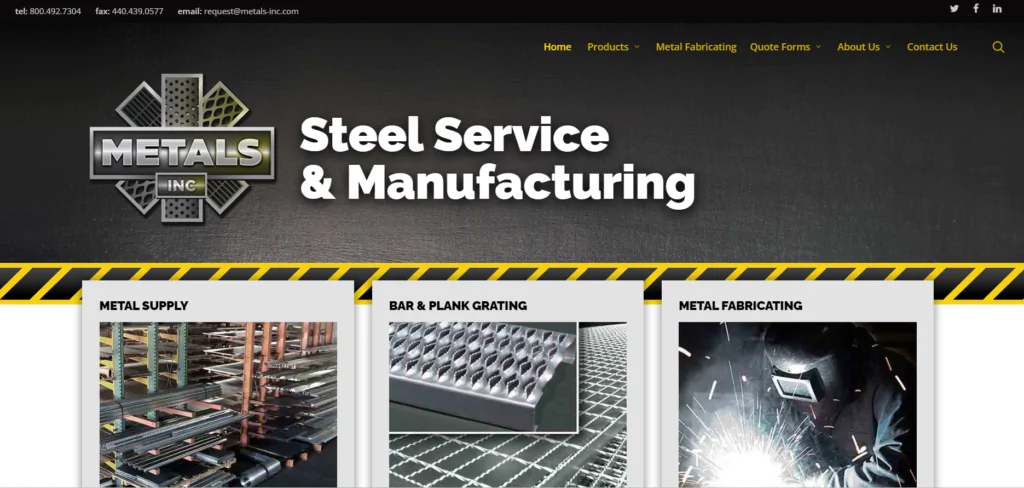 Top 10 Steel Grating Manufacturers in Canada：Metals, Inc.